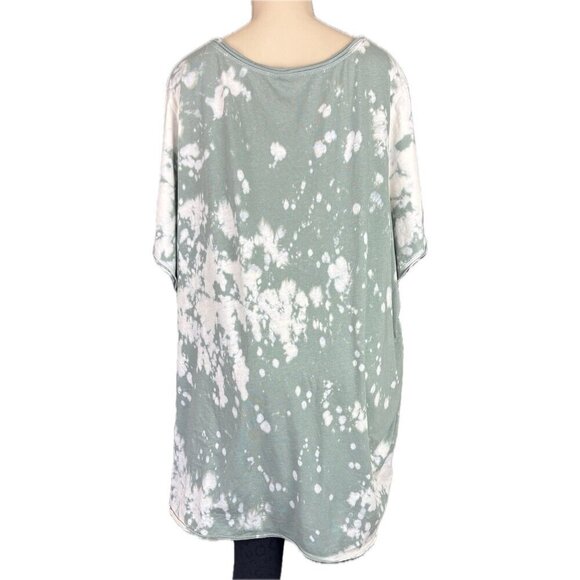 Vinyl Icons +6 Tie-Dye Aged Any Way Journey Band Graphic Short Sleeve T-Shirt - Picture 4 of 6